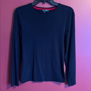 Ralph Lauren Navy Long Sleeve Top